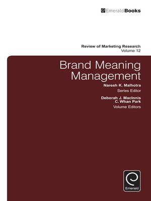 cover image of Review of Marketing Research, Volume 12